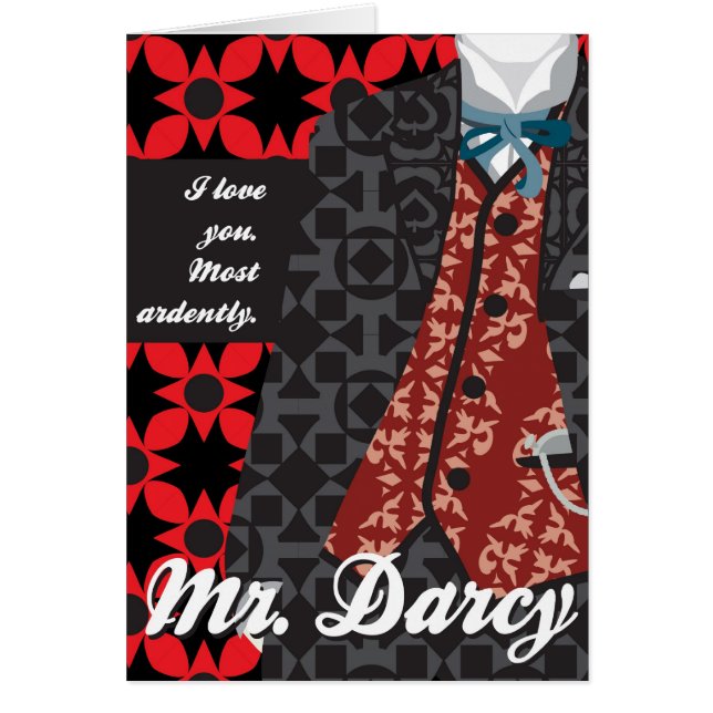 Jane Austen Pride en Prejudice gift "Mr Darcy" (Voorkant)
