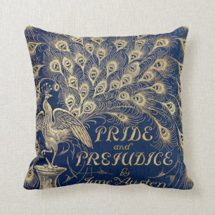 Jane Austen Pride en Prejudice Peacock 1894 Kussen