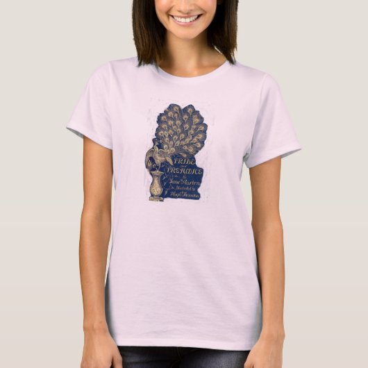 Jane Austen Pride en Prejudice Peacock 1894 T-shirt (Voorkant)