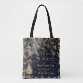 Jane Austen Pride en Prejudice Peacock Book Hoesje Tote Bag (Voorkant)