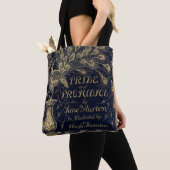 Jane Austen Pride en Prejudice Peacock Book Hoesje Tote Bag (Dichtbij)