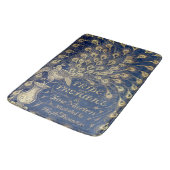 Jane Austen Pride en Prejudice Peacock Rug Badmat (Gekanteld)