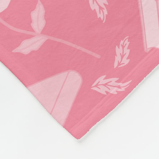 Jane Austen Pride & Prejudice Floral Bookish Quote Fleece Deken (Hoek)