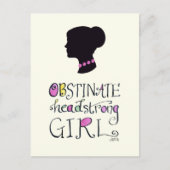 Jane Austen Pride & Prejudice Hand Lettered Briefkaart (Voorkant)