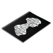 Jane Austen Pride & Prejudice Journal Black Notitieboek (Linkerzijde)
