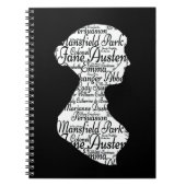 Jane Austen Pride & Prejudice Journal Black Notitieboek (Voorkant)