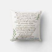 Jane Austen Pride & Prejudice Quote #1 Kussen (Voorkant)