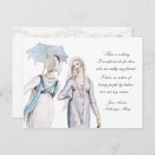 Jane Austen Quotation Friends Friendship Briefkaar Briefkaart (Voorkant / Achterkant)