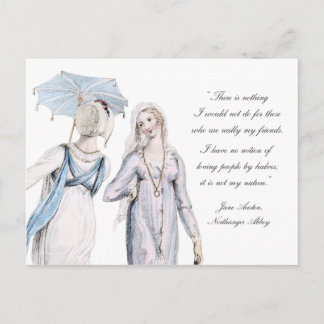 Jane Austen Quotation Friends Friendship Briefkaar Briefkaart