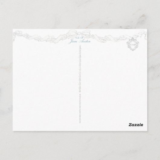 Jane Austen Quotation Friends Friendship Briefkaar Briefkaart (Achterkant)