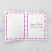 Jane Austen Quote Birthday Card GEPERSONALISEERD Kaart (Binnen)