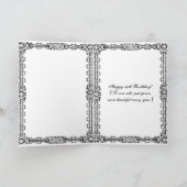 Jane Austen Quote Birthday Card GEPERSONALISEERD Kaart (Binnen)