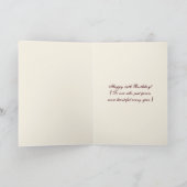 Jane Austen Quote Birthday Kaart GEPERSONALISEERD (Binnen)