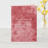 Jane Austen Quote Birthday Kaart GEPERSONALISEERD (Gele Bloem)