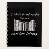 Jane Austen quote bookliefhebbers Planner (Voorkant)