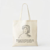 Jane Austen Quote Canvas tas (Voorkant)