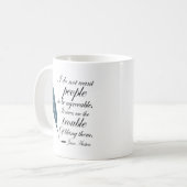 Jane Austen Quote Gift Koffiemok (Voorkant links)