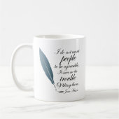 Jane Austen Quote Gift Koffiemok (Links)