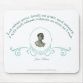 Jane Austen Quote Muismat (Voorkant)