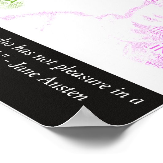 Jane Austen Quote Poster (Hoek)