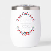 Jane Austen Quote, Pride and Prejudice Floral  (Voorkant)