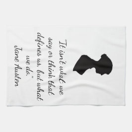 Jane Austen quote Theedoek