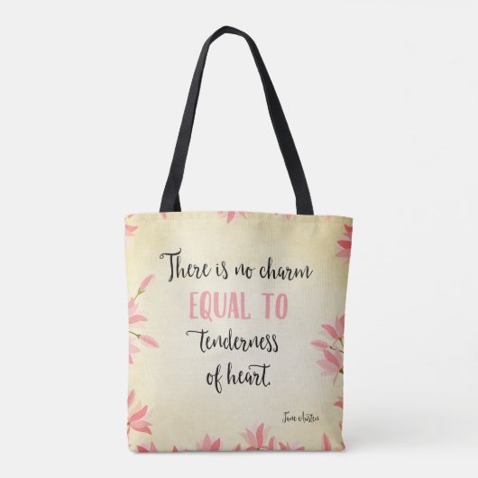 Jane Austen Quote Tote Bag (Achterkant)