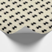 Jane Austen Quotes en Silhouette Portret Small Cadeaupapier (Hoek)