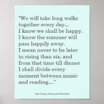 Jane Austen Reading and Music quote
