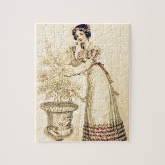 Jane Austen Regency Ball Gown Legpuzzel (Verticaal)