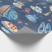 Jane Austen Regency naawing Cadeaupapier (Hoek)