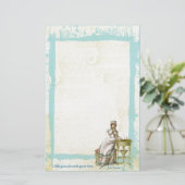Jane Austen Regency  Style Stationery Briefpapier (Staand voorkant)