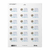 Jane Austen Retouradreslabels Etiket (Full Sheet)