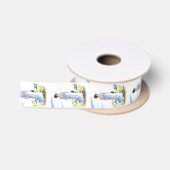 Jane Austen Ribbon Satijnen Lint (Spoel)