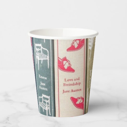 Jane Austen romans Papieren Bekers (Links)