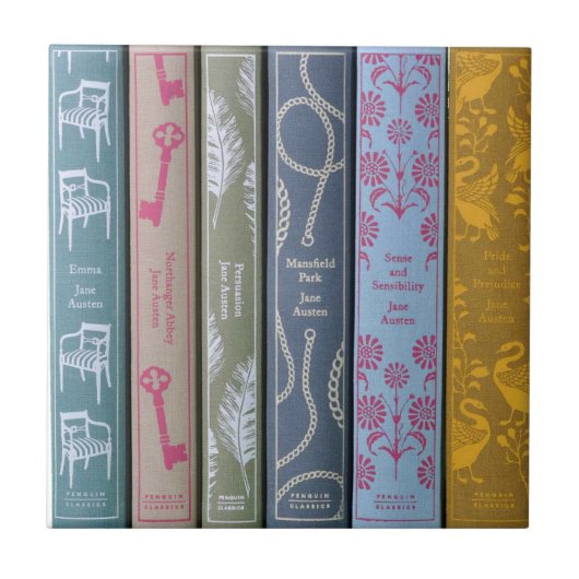 Jane Austen-romans Tegeltje (Voorkant)