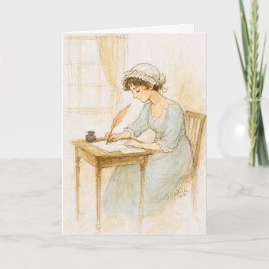 Jane Austen’s 250th Anniversary Kaart (Voorkant)