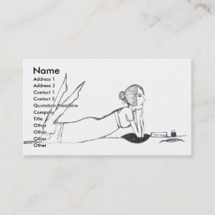 Jane Austen schrijft Visitekaartje