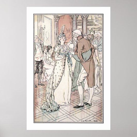 Jane Austen Sense and Sensibility C.E. Brock Print (Voorkant)