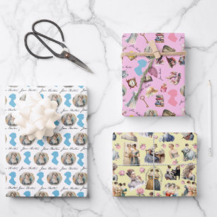 Jane Austen Set van inpakpapier Vel
