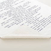 Jane Austen Sherpa Blanket Sherpa Deken (3/4)