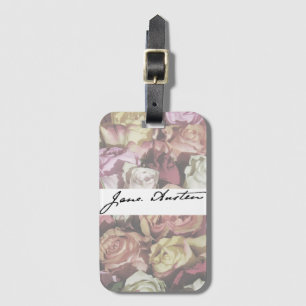 Jane Austen Signature Bagagelabel