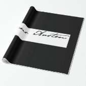 Jane Austen Signature Cadeaupapier (Uitgerold)