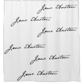 Jane Austen Signature Douchegordijn (Voorkant)