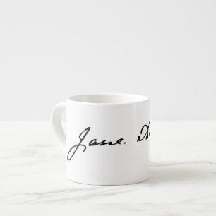 Jane Austen Signature Espresso Kop