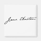 Jane Austen Signature Magneet (Voorkant)