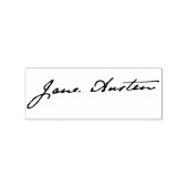 Jane Austen Signature Rubberstempel (Gestempeld)