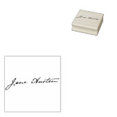 Jane Austen Signature Rubberstempel (Gestempeld)