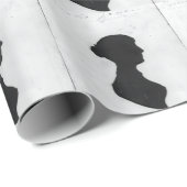 Jane Austen Silhouet Cadeaupapier (Rol Hoek)