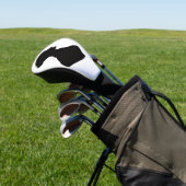 Jane Austen silhouet Golfheadcover (Insitu)